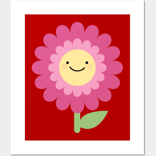 Happy Flower Posters and Art